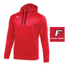 Nike Men's Therma Hoodie (Scarlet Red)